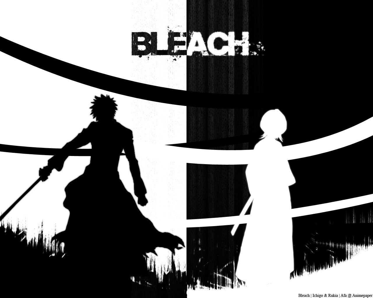 bleach, rukia kuchiki, anime, ichigo kurosaki HD wallpaper