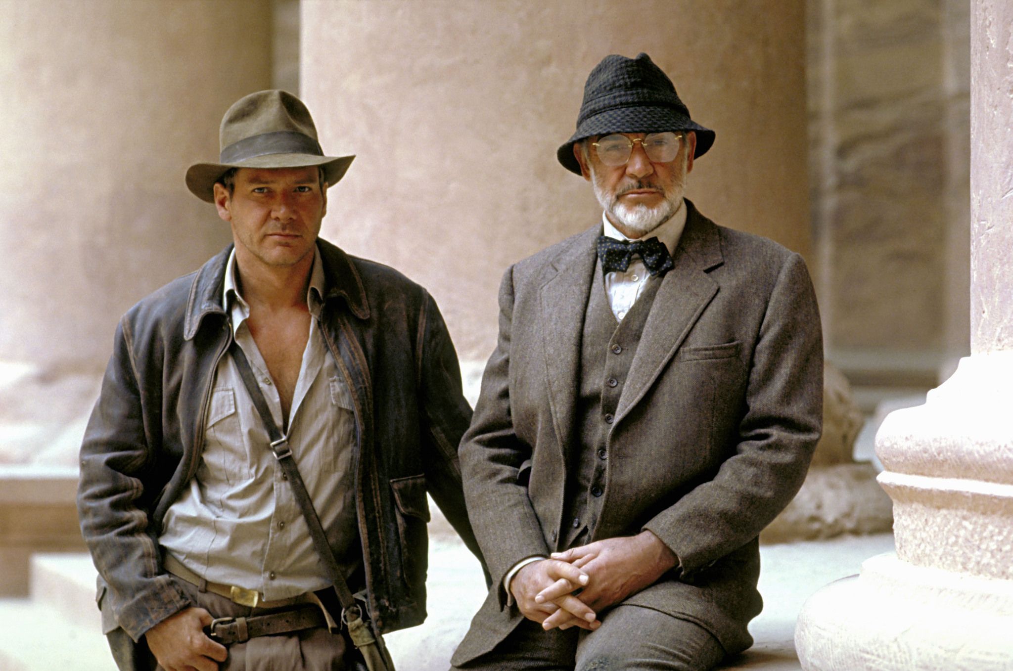 Handy-Wallpaper Indiana Jones, Harrison Ford, Filme, Sean Connery, Indiana Jones Und Der Letzte Kreuzzug, Henry Jones Sr kostenlos herunterladen.