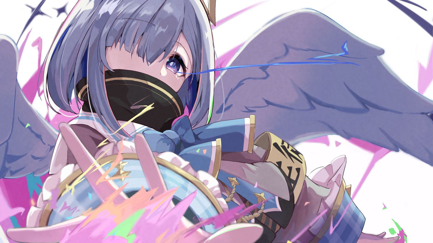 Kanata Rage Computer HDデスクトップ 壁紙: 天音かなた, ホロライブ, アニメ, バーチャルユーチューバー, 天使ダウンロード無料画像 #1064278