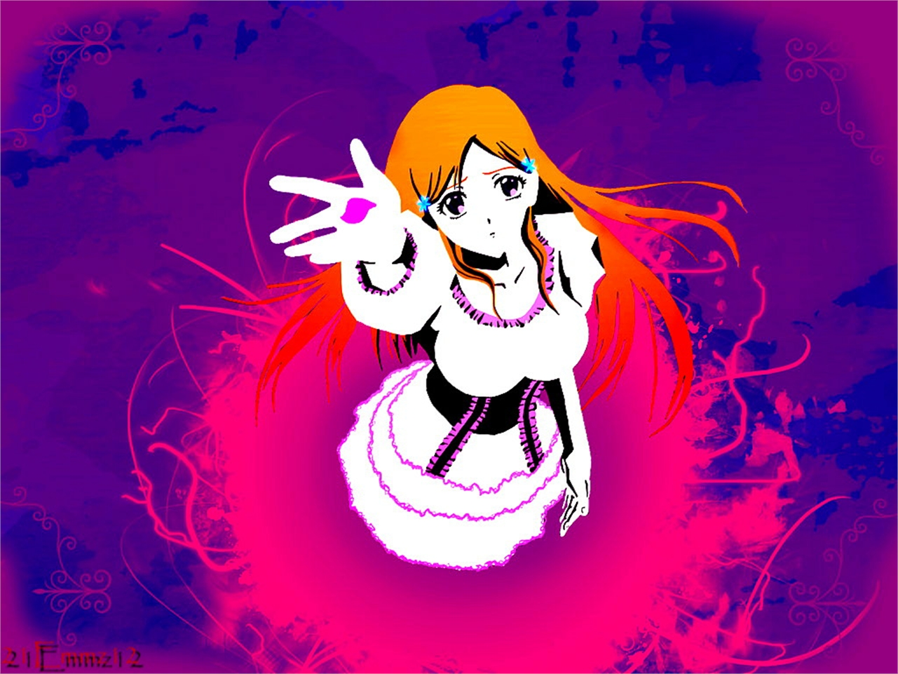 無料モバイル壁紙アニメ, 漂白, 井上織姫をダウンロードします。