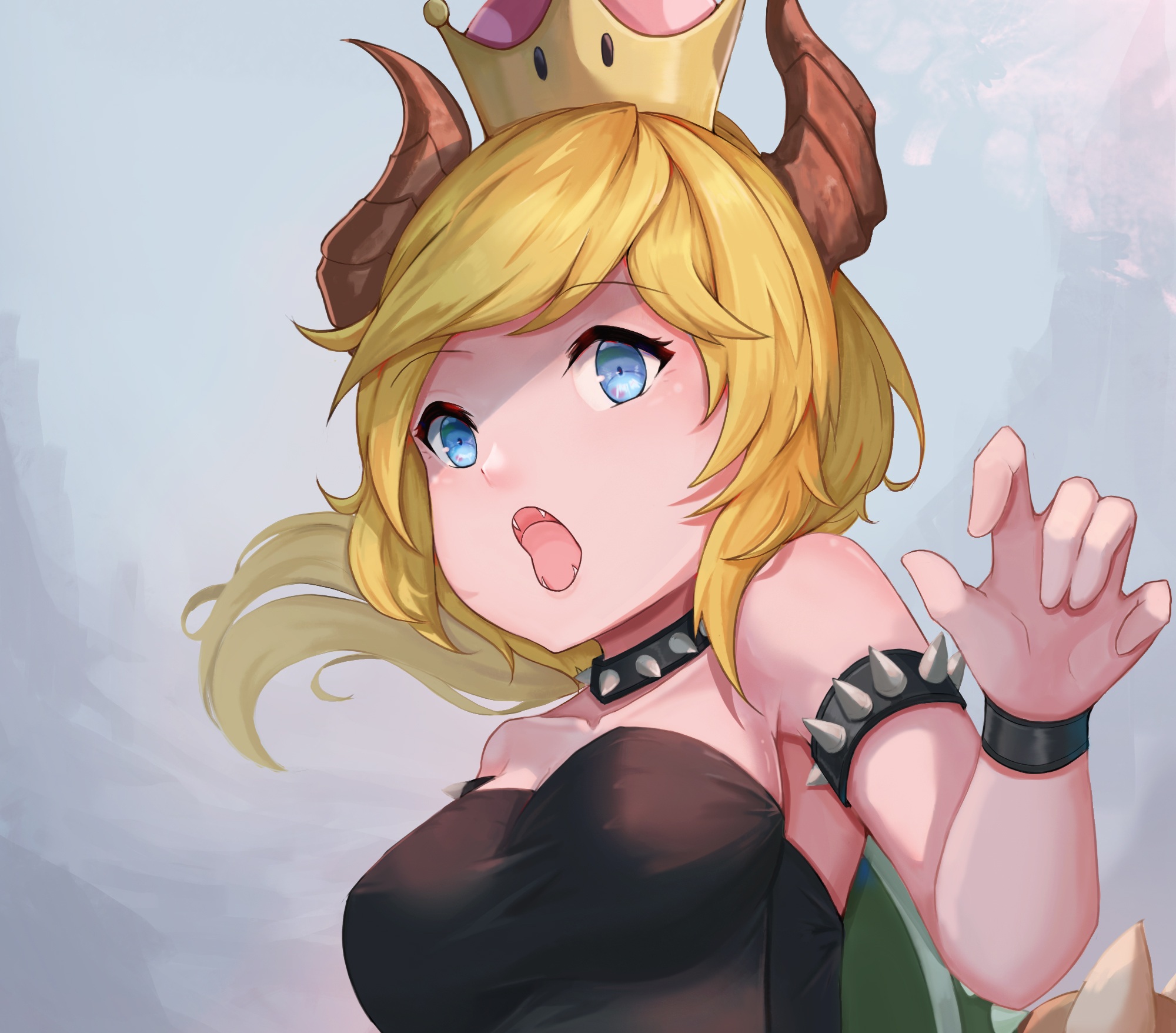 video game, bowsette, mario