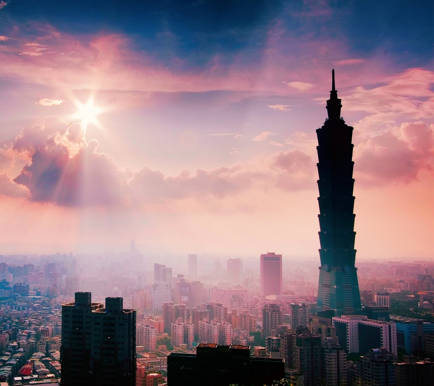 Скачать обои бесплатно Города, Тайбэй, Сделано Человеком картинка на рабочий стол ПК