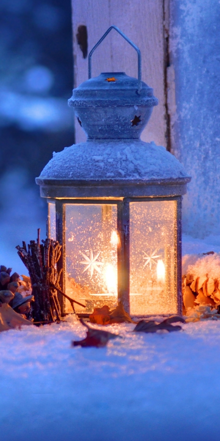 Download mobile wallpaper Christmas, Holiday, Lantern for free.