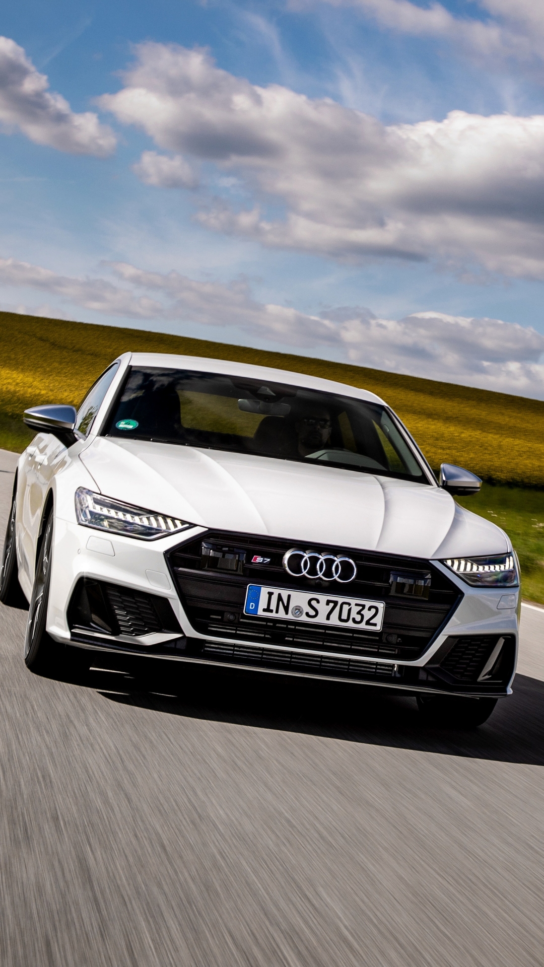 Download mobile wallpaper Audi, Car, Vehicle, Audi A7, Vehicles, White Car for free.