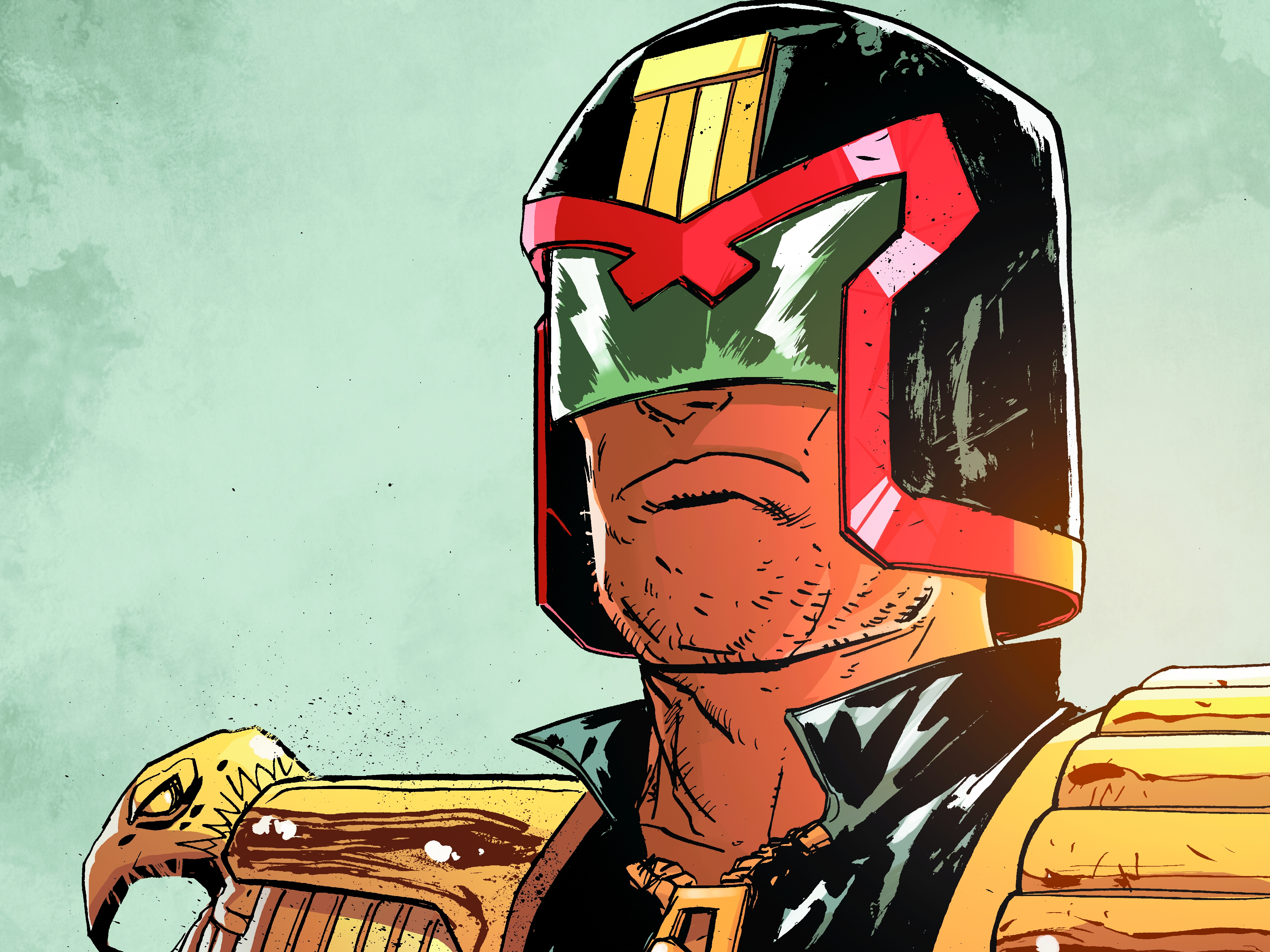 Baixar papel de parede para celular de História Em Quadrinhos, Juiz Dredd gratuito.