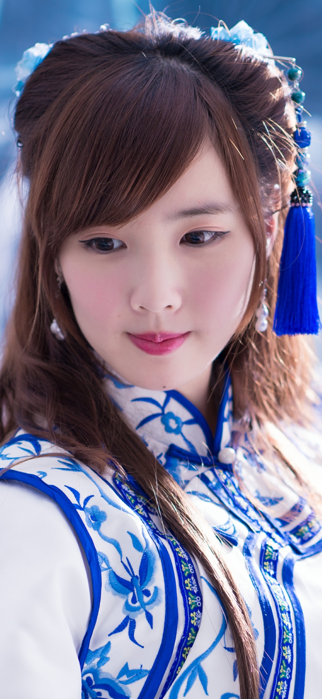 Download mobile wallpaper Model, Women, Asian, Taiwanese, Traditional Costume, Yu Chen Zheng for free.