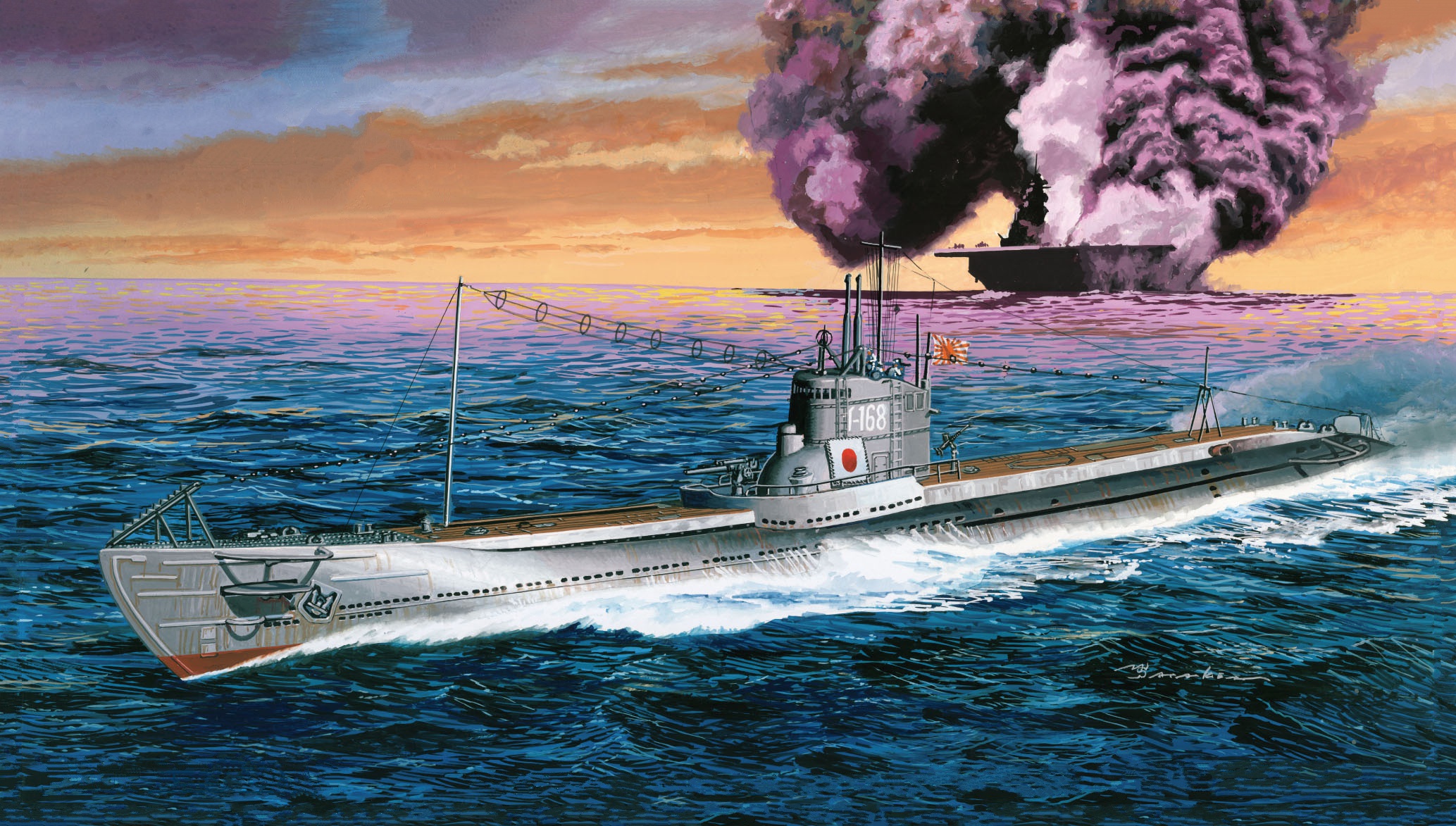無料モバイル壁紙潜水艦, 軍隊, 軍艦, 日本の潜水艦I 168をダウンロードします。