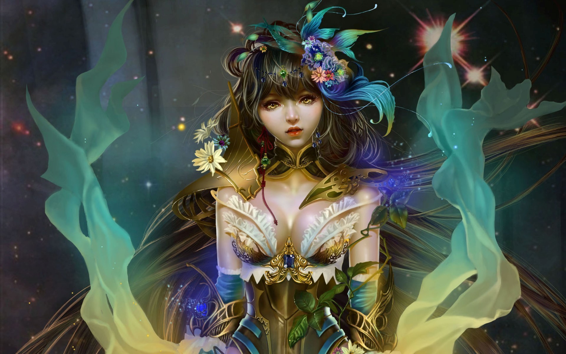 Free download wallpaper Fantasy, Artistic, Women on your PC desktop