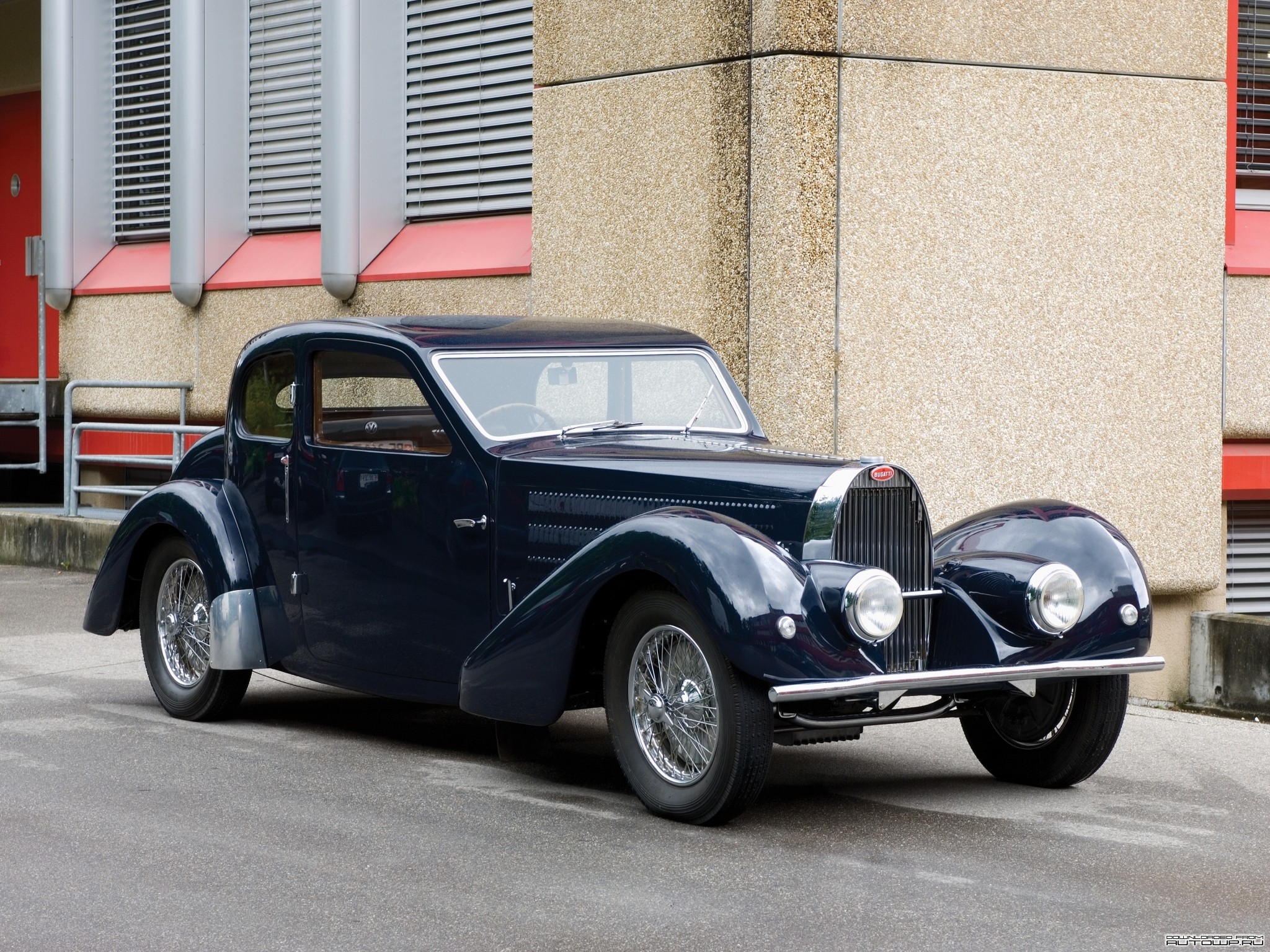 Laden Sie Bugatti Typ 57 HD-Desktop-Hintergründe herunter