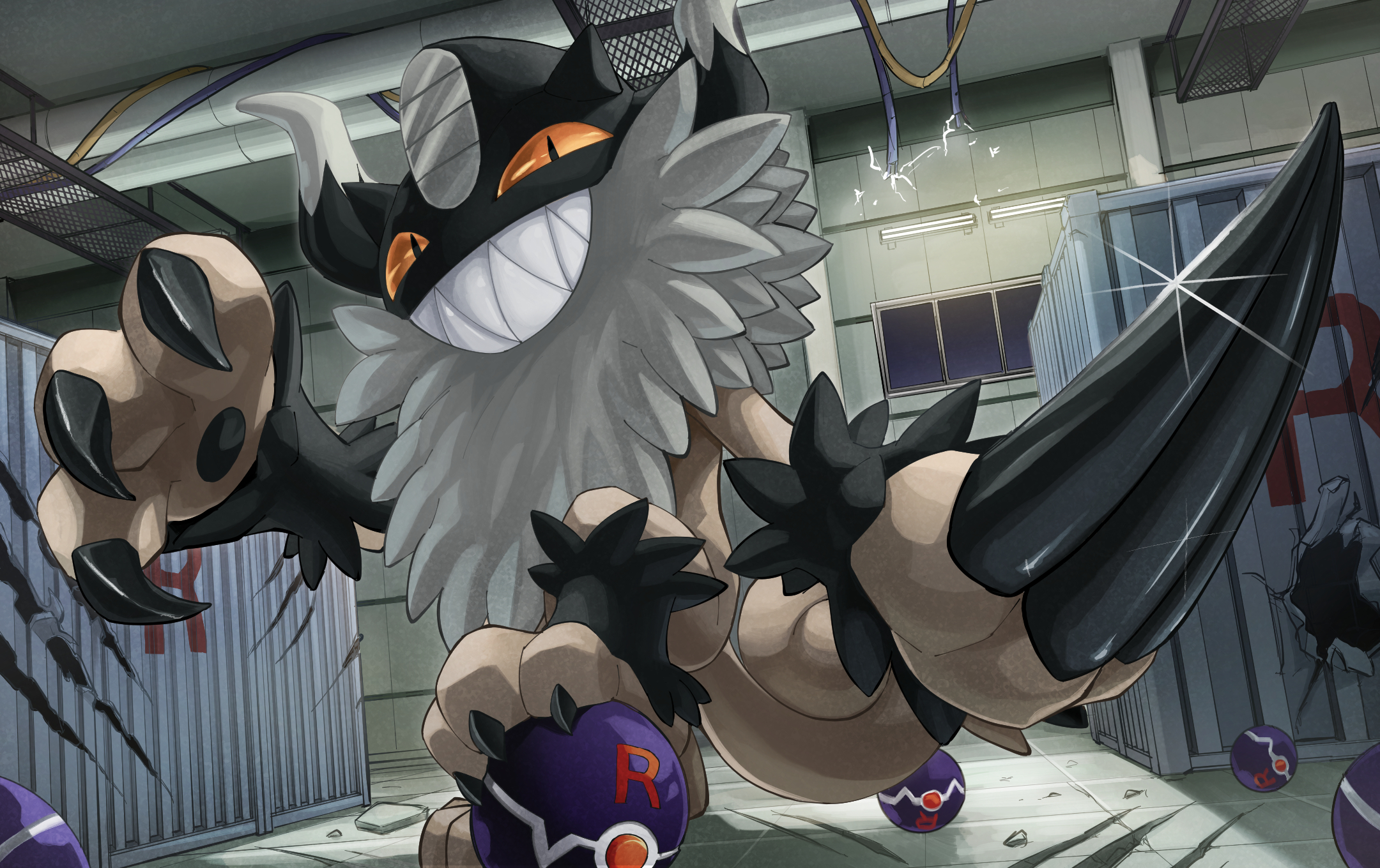Download mobile wallpaper Anime, Pokémon, Pokémon: Sword And Shield, Perrserker (Pokémon) for free.