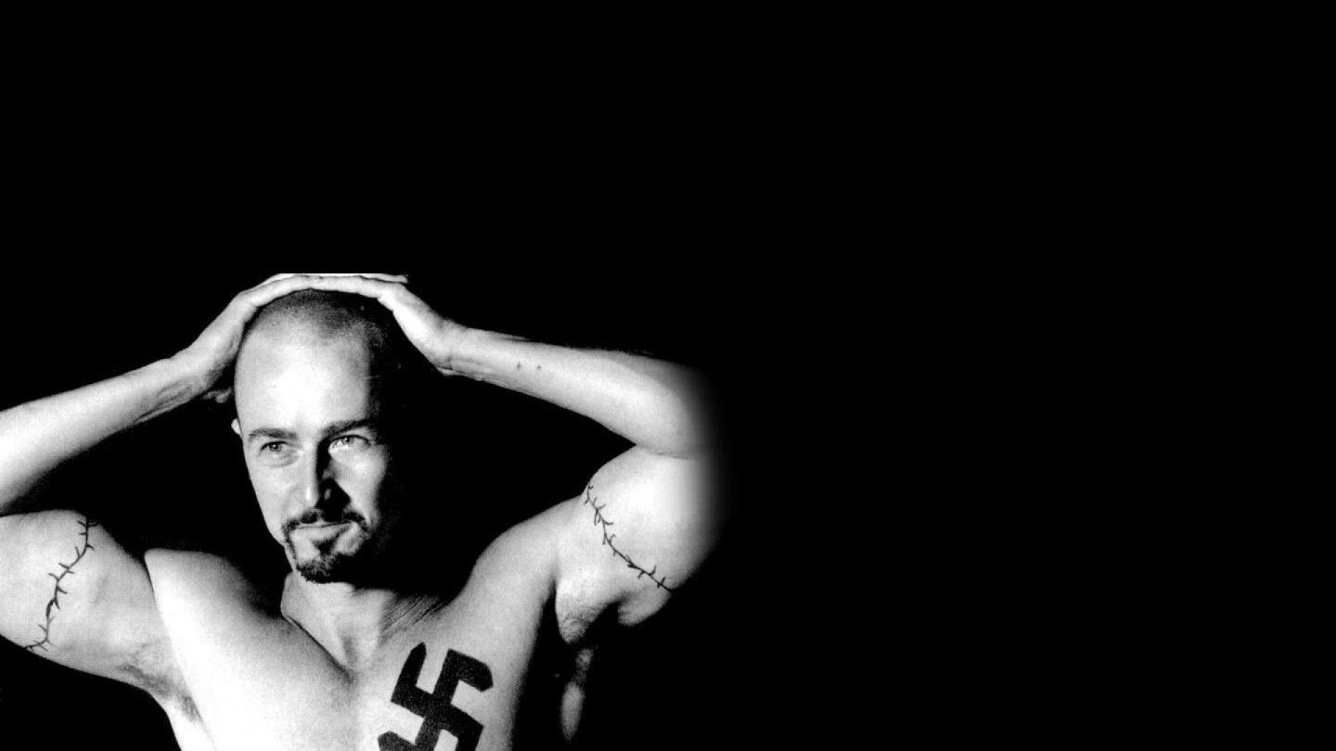813353 скачать картинку нацистский, эд нортон, кино, американская история икс, татуировка - обои и заставки бесплатно