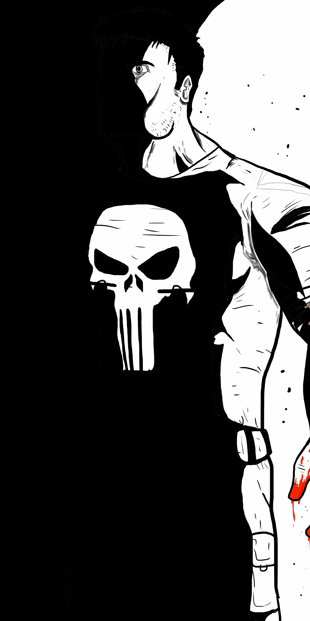 Handy-Wallpaper Comics, Marvel's The Punisher kostenlos herunterladen.