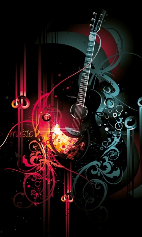 Download mobile wallpaper Music, Guitar for free.