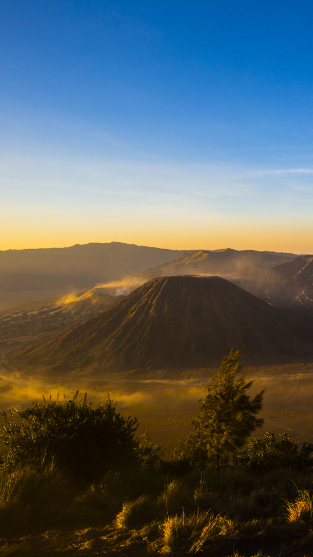1157494 Hintergrundbild herunterladen erde/natur, berg bromo, sonnenaufgang, indonesien, schichtvulkan, java (indonesien), vulkane - Bildschirmschoner und Bilder kostenlos