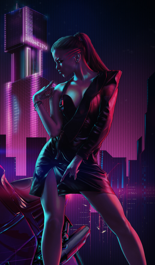 Handy-Wallpaper Cyberpunk, Science Fiction, Futuristisch, Fahrzeug kostenlos herunterladen.