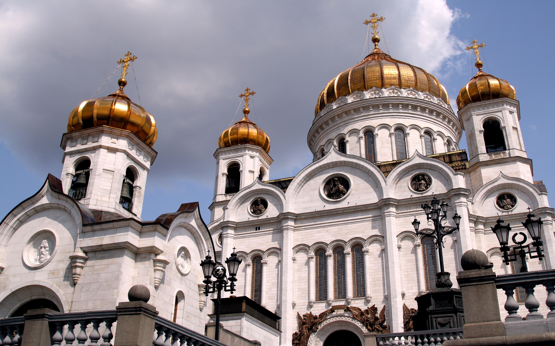 Laden Sie das Religiös, Christ Erlöser Kathedrale (Moskau), Kathedralen-Bild kostenlos auf Ihren PC-Desktop herunter