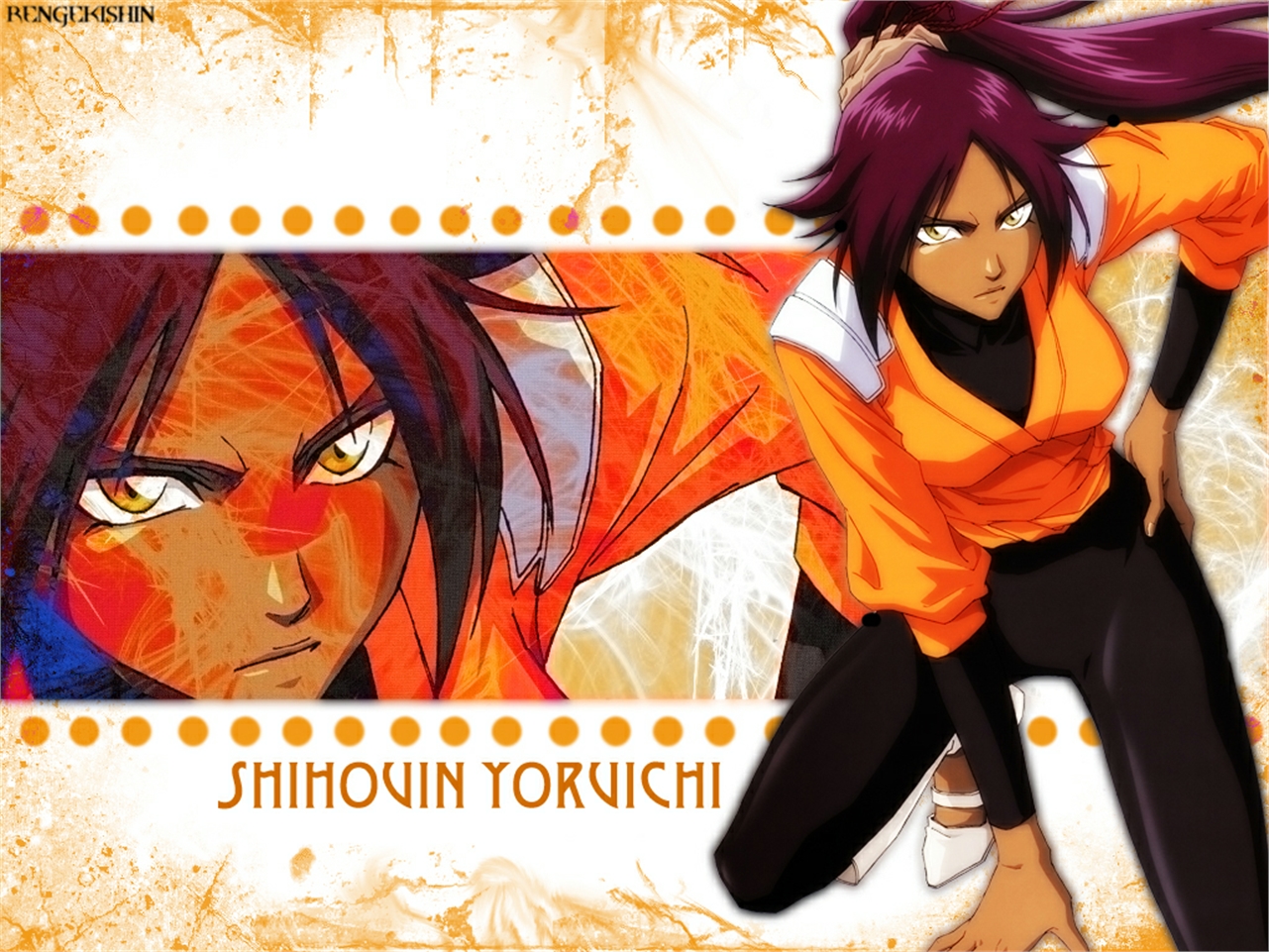 Laden Sie das Bleach, Animes, Yoruichi Shihoin-Bild kostenlos auf Ihren PC-Desktop herunter