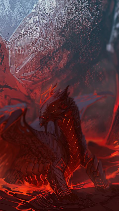 Descarga gratuita de fondo de pantalla para móvil de Fantasía, Dragón.