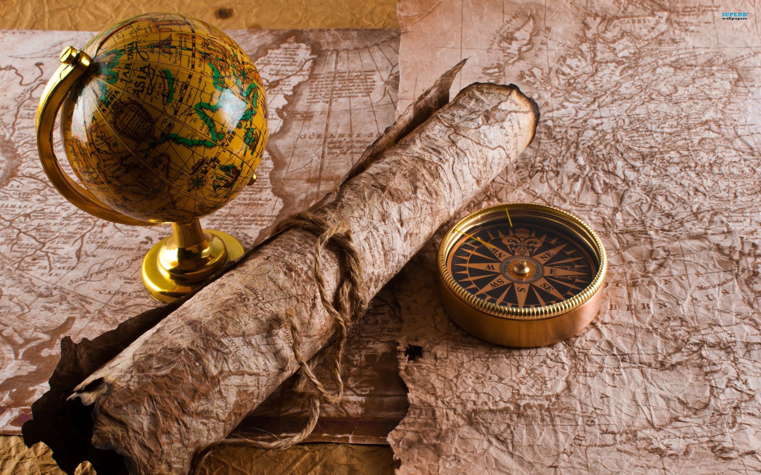 132416 скачать обои компас, карта, путешествие, глобус, разное, стол - заставки и картинки бесплатно