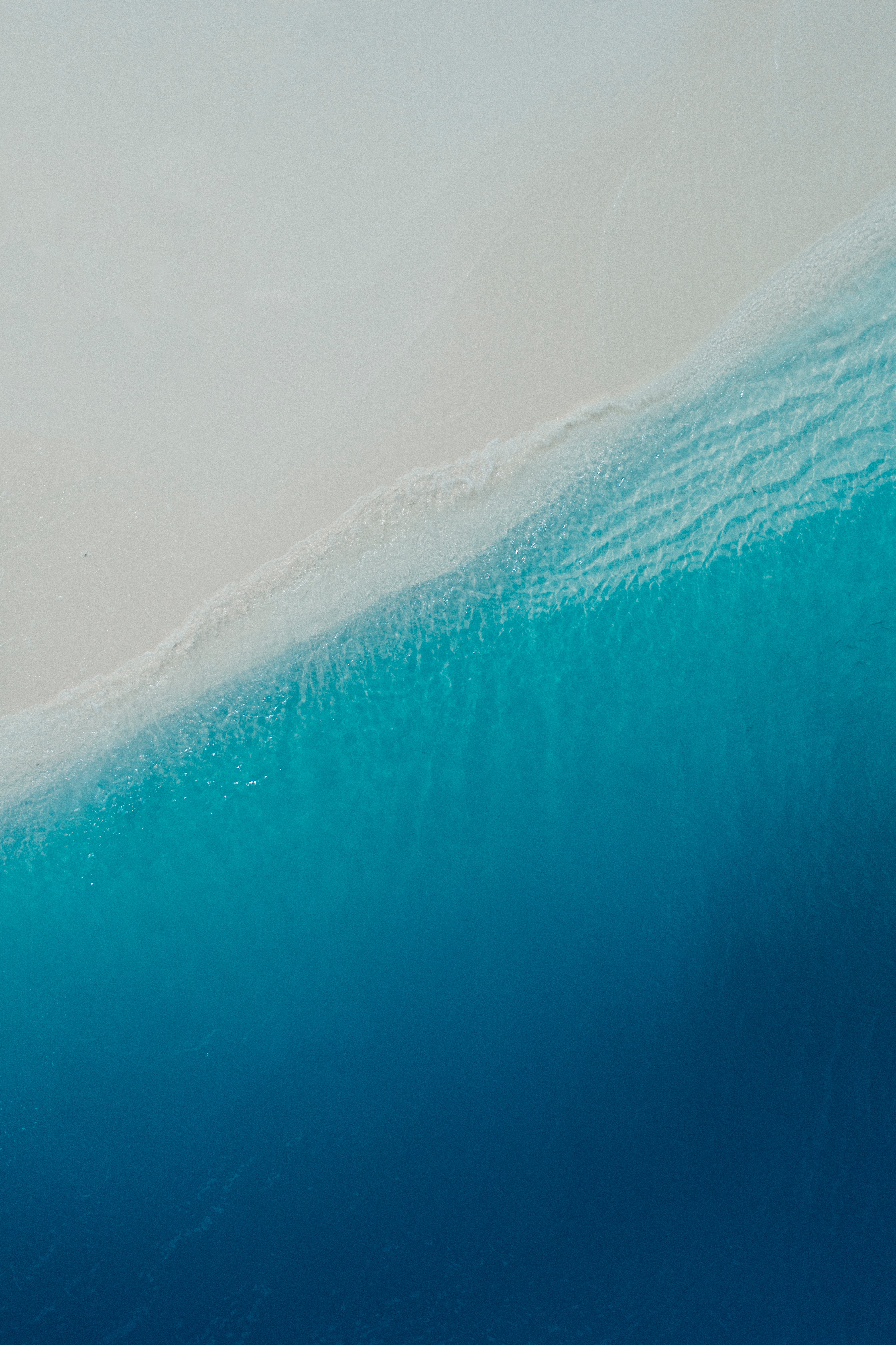 無料モバイル壁紙自然, 上から見る, 大洋, サーフ, 海洋, 水, ビーチをダウンロードします。