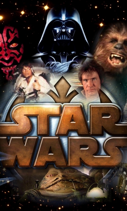 Download mobile wallpaper Star Wars, Movie, Darth Vader, Chewbacca, Darth Maul for free.