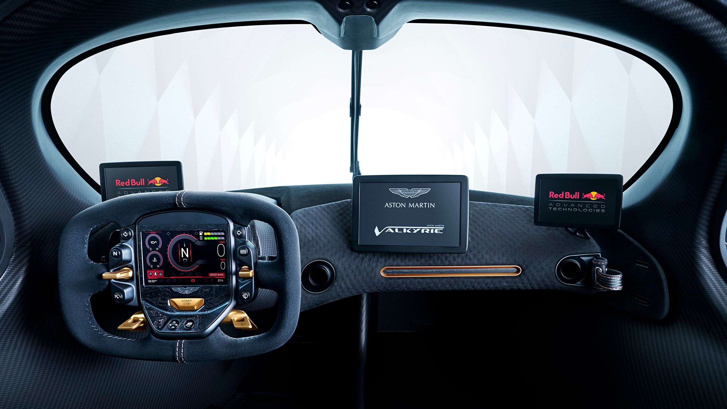 Download mobile wallpaper Interior, Aston Martin, Supercar, Vehicles, Aston Martin Valkyrie, Hybrid Car for free.