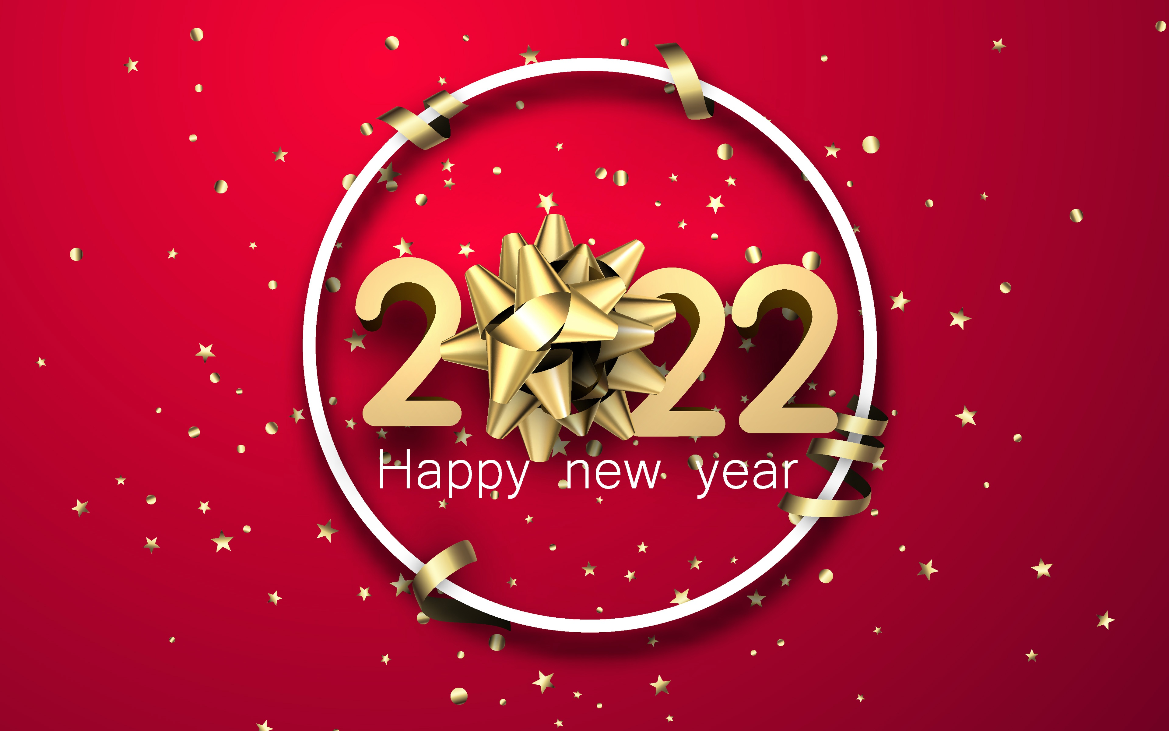Download mobile wallpaper Holiday, Happy New Year, New Year 2022 for free.