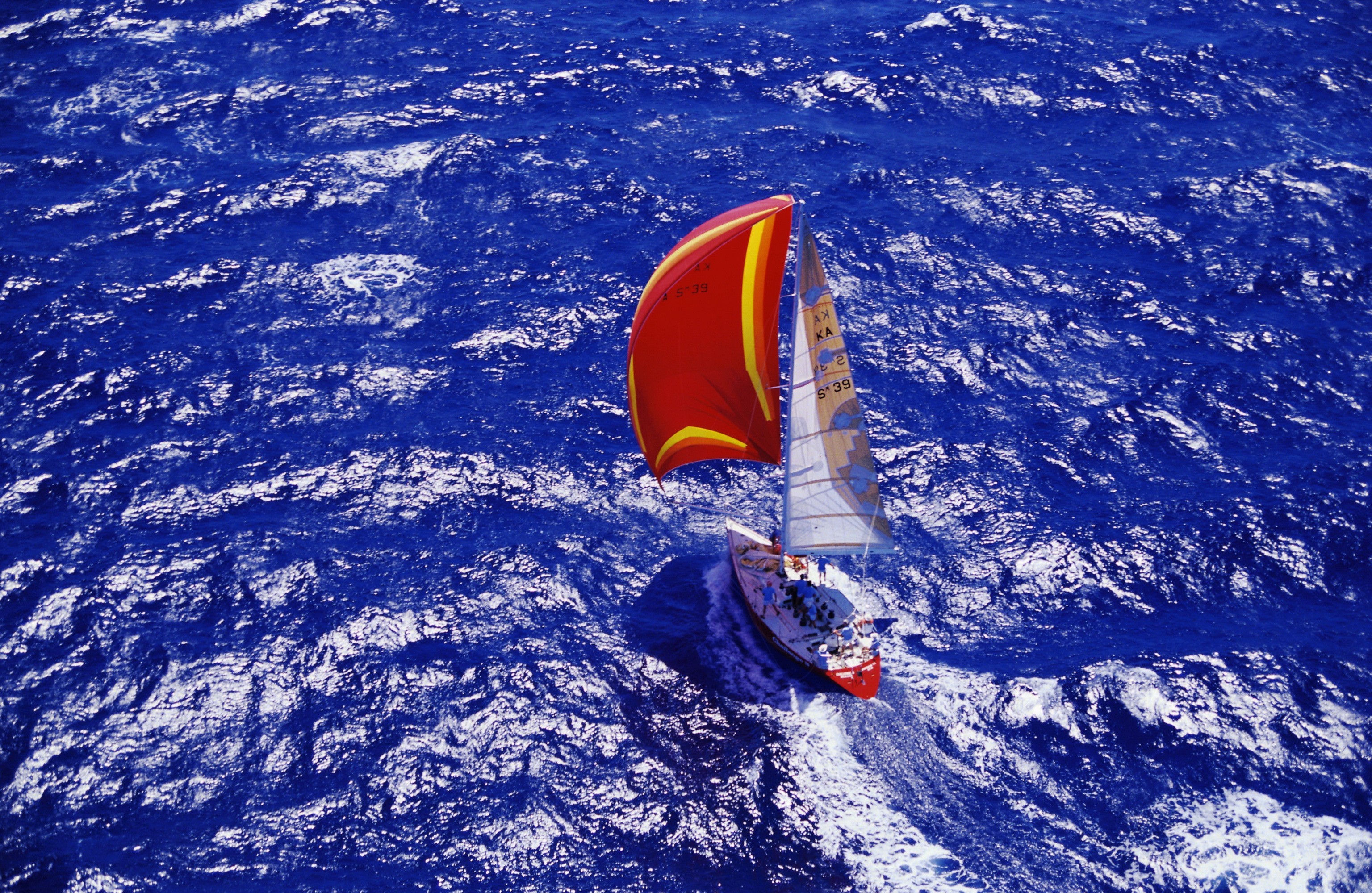 Laden Sie das Segelboot, Yacht, Meer, Fahrzeuge-Bild kostenlos auf Ihren PC-Desktop herunter