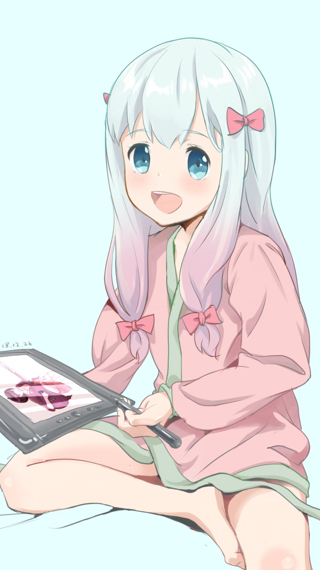 Handy-Wallpaper Animes, Eromanga Sensei, Sagiri Izumi kostenlos herunterladen.