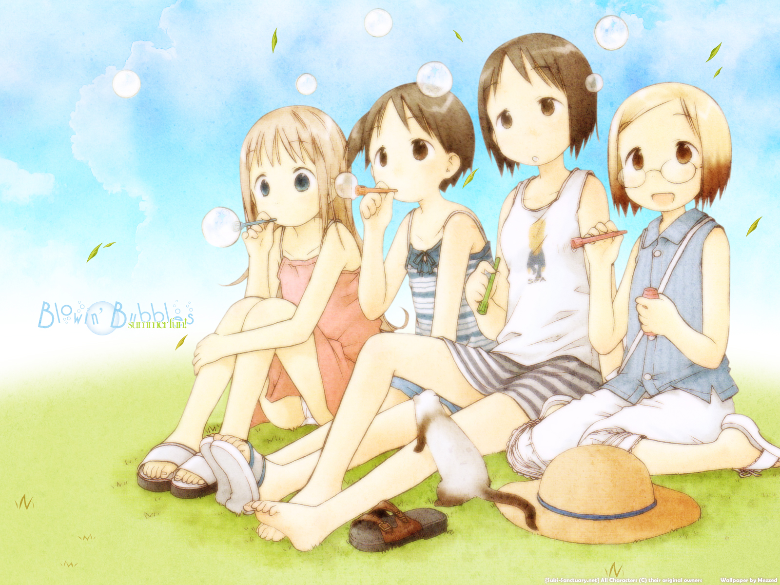 715593 Hintergrundbild herunterladen animes, erdbeeren & marshmallows - Bildschirmschoner und Bilder kostenlos