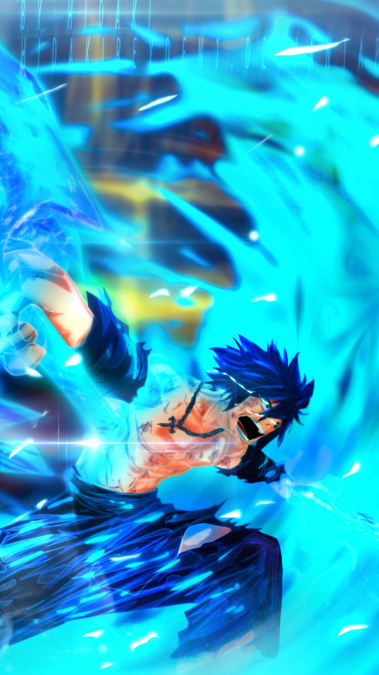 Handy-Wallpaper Animes, Fairy Tail, Grauer Fullbuster kostenlos herunterladen.