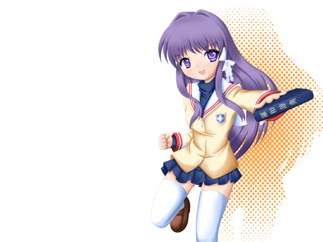 Handy-Wallpaper Animes, Kyou Fujibayashi, Clannad kostenlos herunterladen.