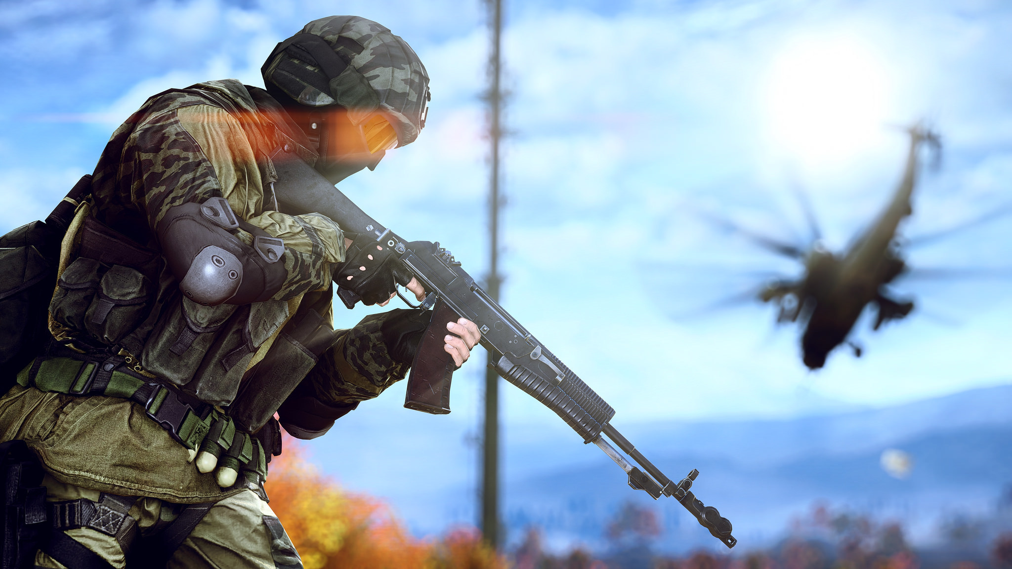 Descarga gratuita de fondo de pantalla para móvil de Arma, Campo De Batalla, Soldado, Videojuego, Battlefield 4.