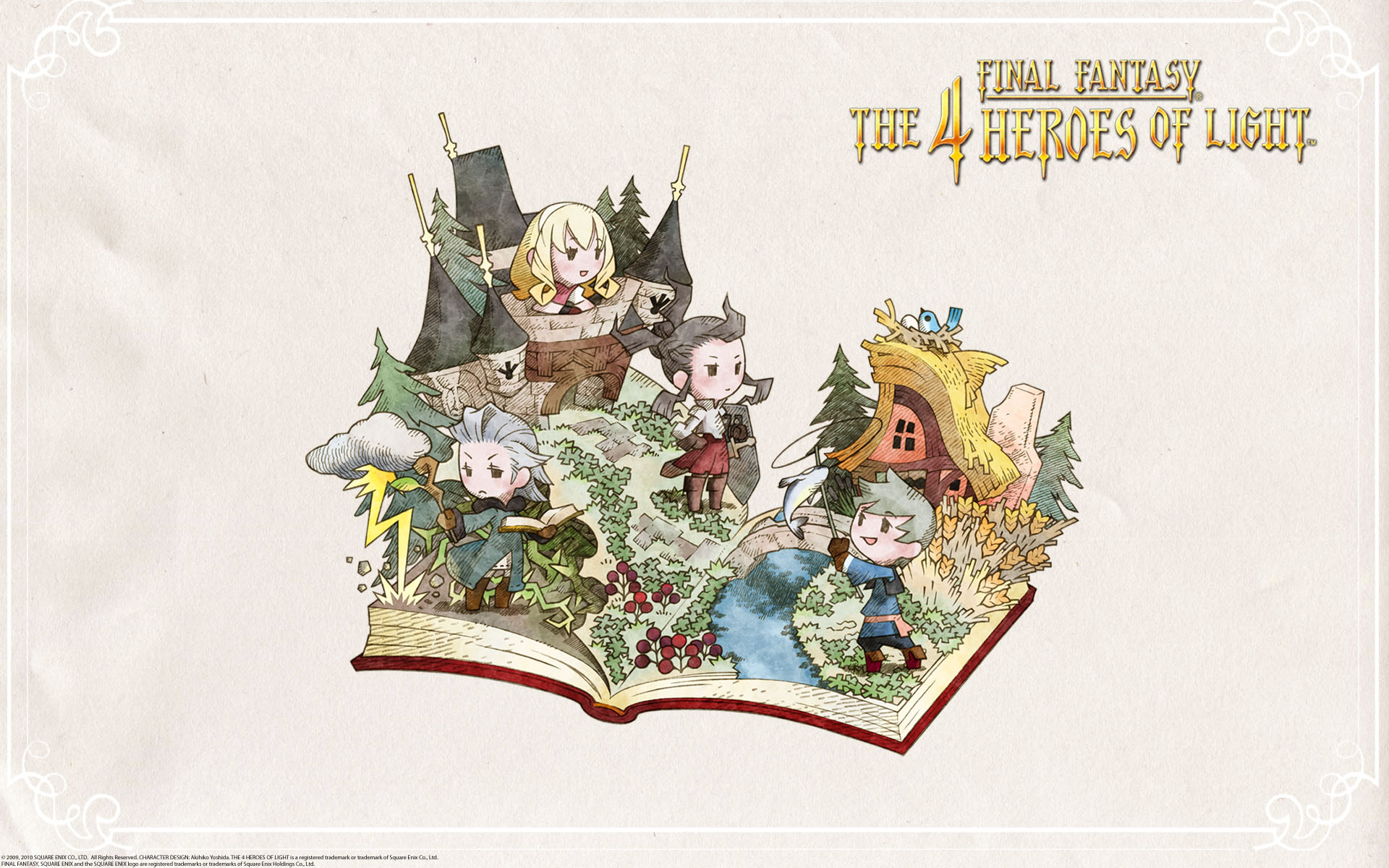 Descargar fondos de escritorio de Final Fantasy: Los 4 Héroes De La Luz HD