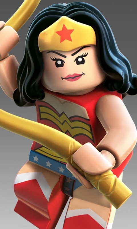 Скачать картинку Видеоигры, Чудо Женщина, Лего, Lego Batman 2: Супергерои Dc, Удивительная Женщина в телефон бесплатно.