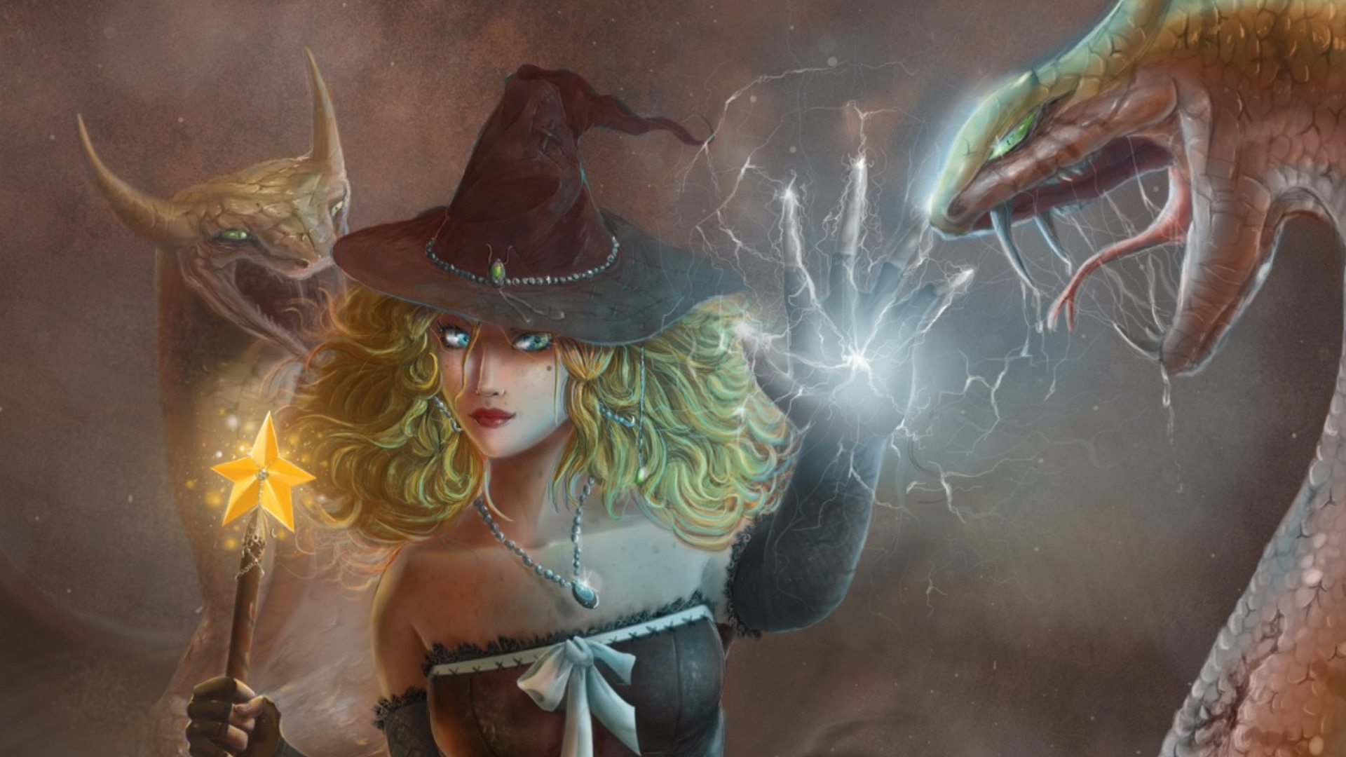 Free download wallpaper Fantasy, Witch on your PC desktop