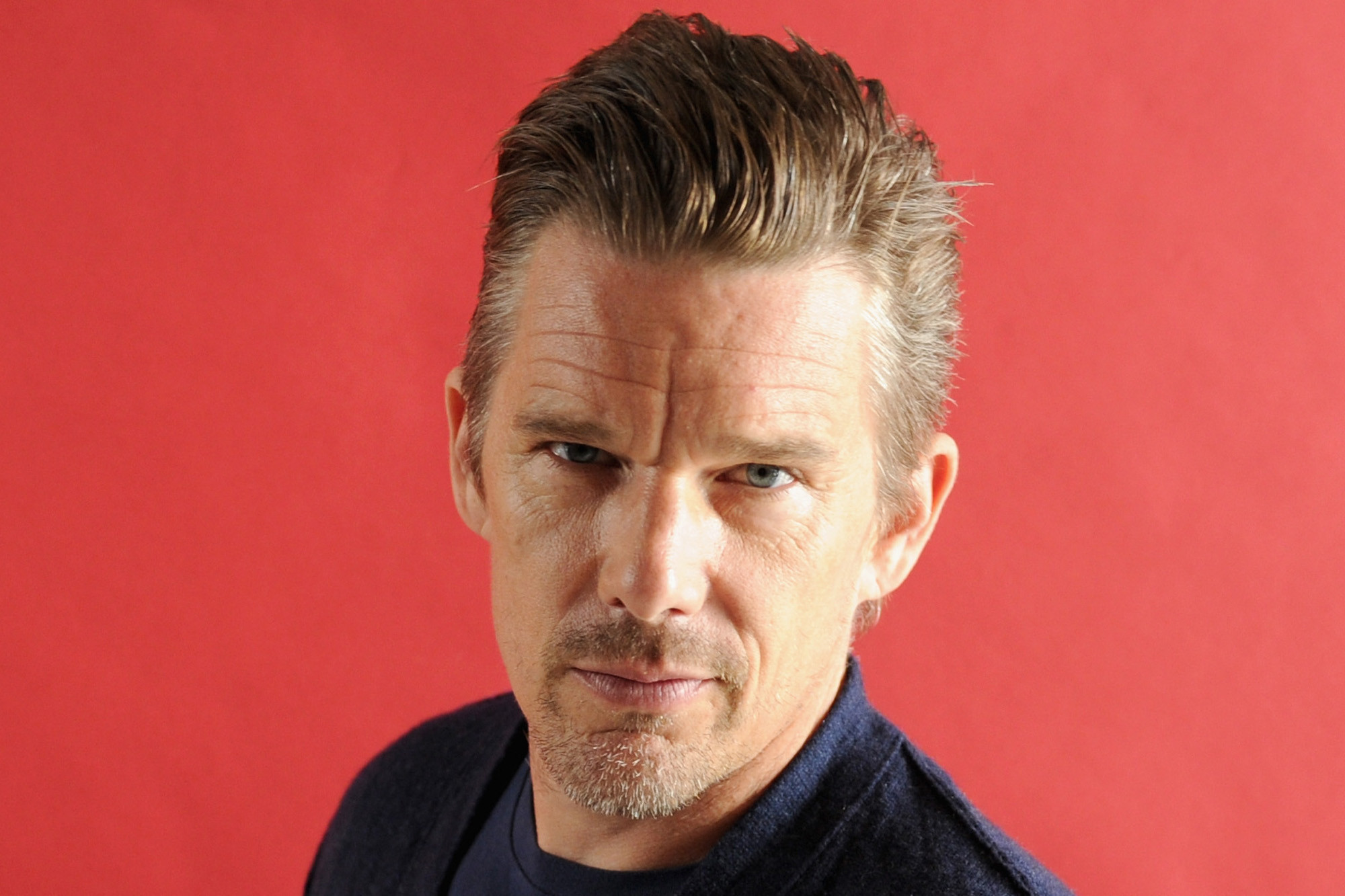 Download mobile wallpaper Face, Blue Eyes, Celebrity, Actor, Ethan Hawke for free.