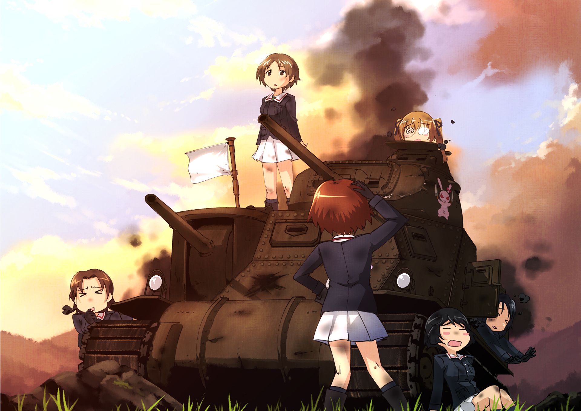 Téléchargez des papiers peints mobile Animé, Girls Und Panzer gratuitement.