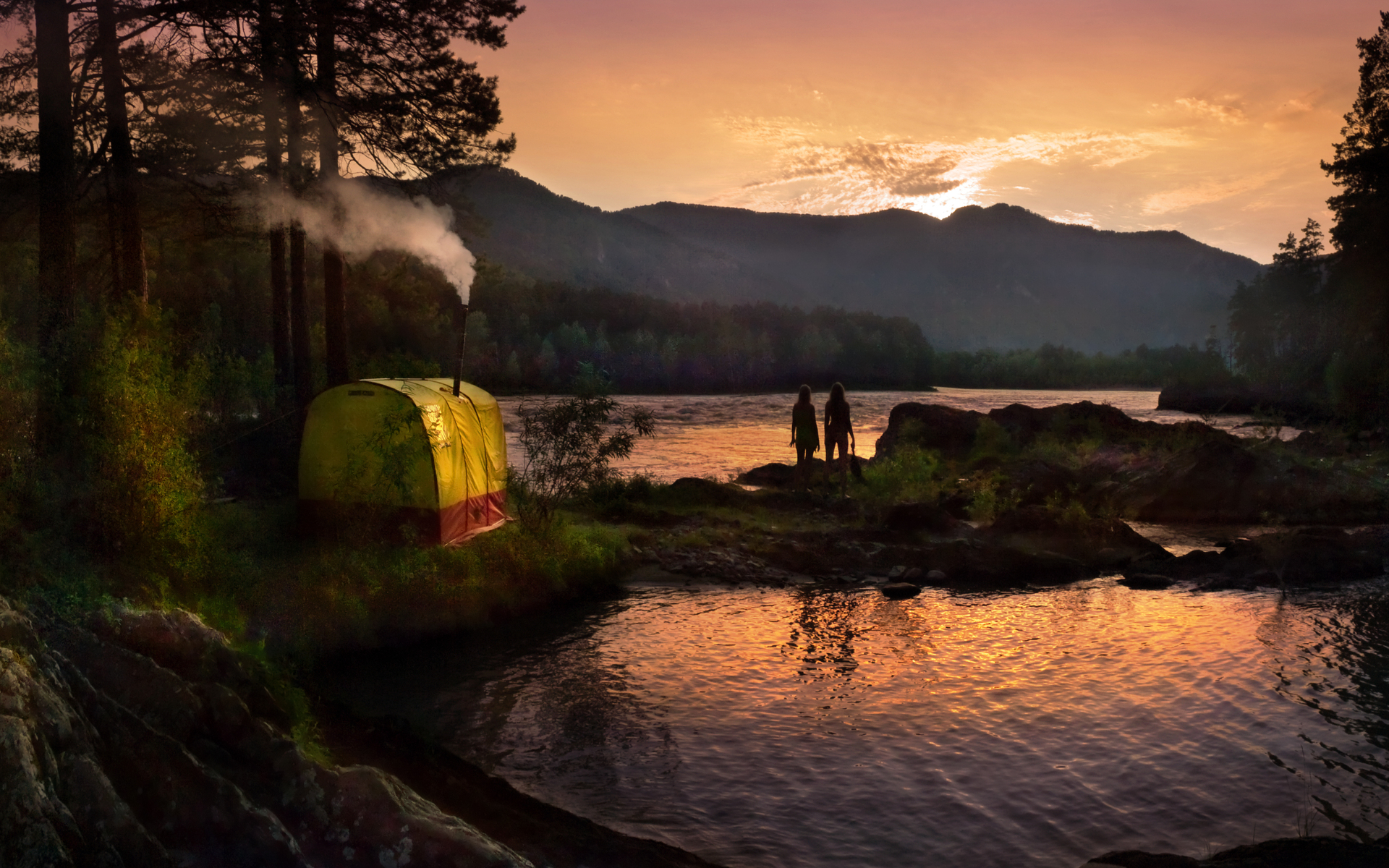 Handy-Wallpaper Landschaft, Fotografie, Szene, Sonnenuntergang kostenlos herunterladen.