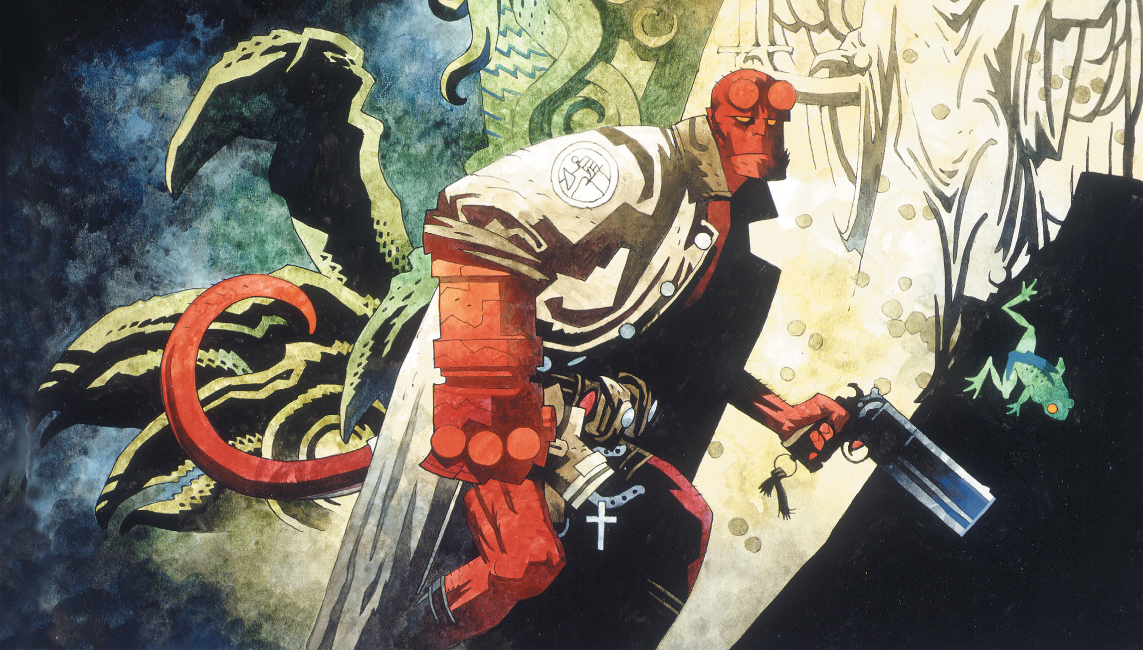 Baixe gratuitamente a imagem Hellboy, História Em Quadrinhos na área de trabalho do seu PC