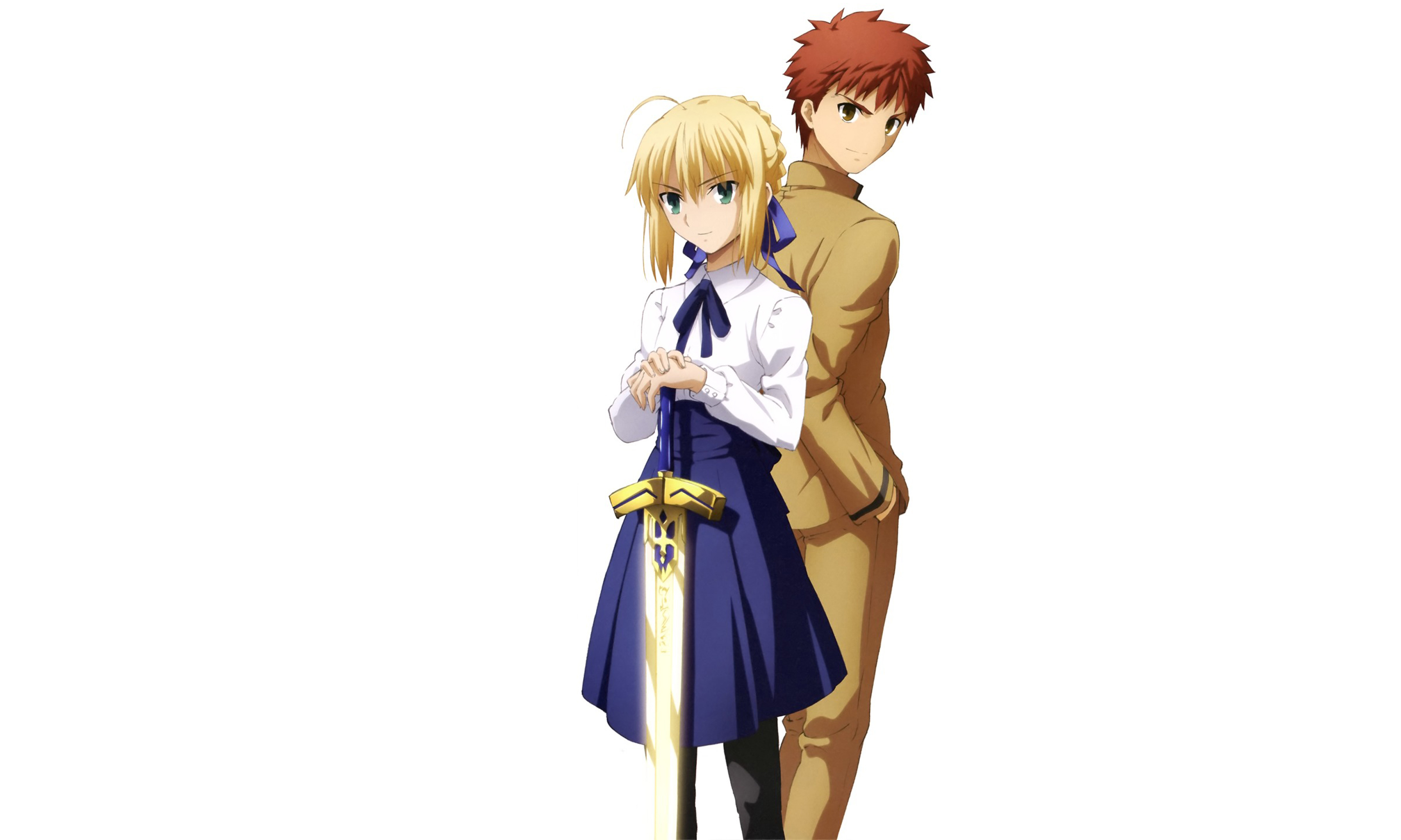 Download mobile wallpaper Anime, Saber (Fate Series), Shirou Emiya, Fate/stay Night: Unlimited Blade Works, Fate Series for free.