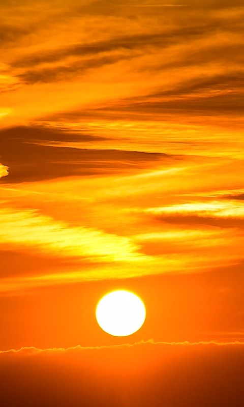 Download mobile wallpaper Sunset, Sun, Earth, Cloud for free.