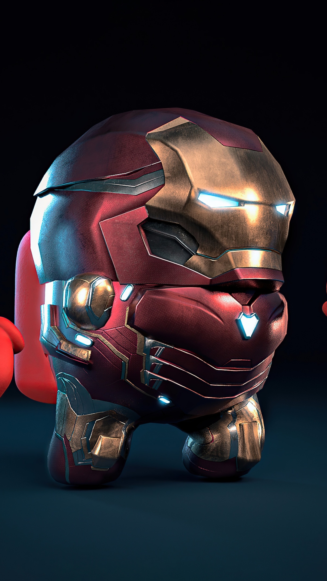 Download mobile wallpaper Iron Man, Video Game, Among Us for free.