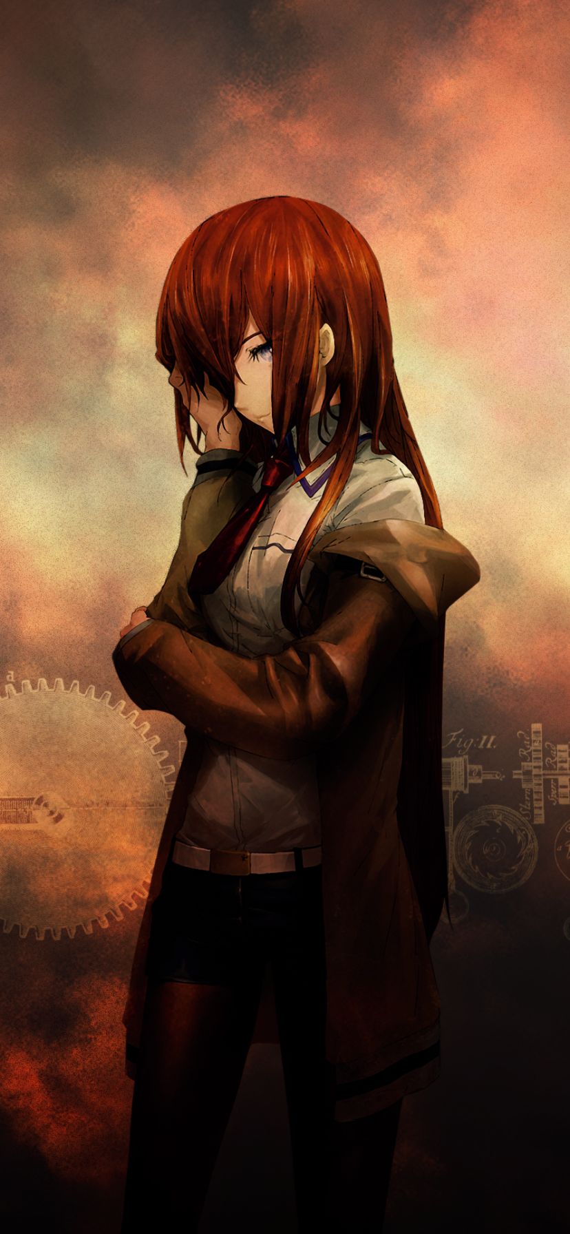 Handy-Wallpaper Animes, Steins Gate, Kurisu Makise kostenlos herunterladen.