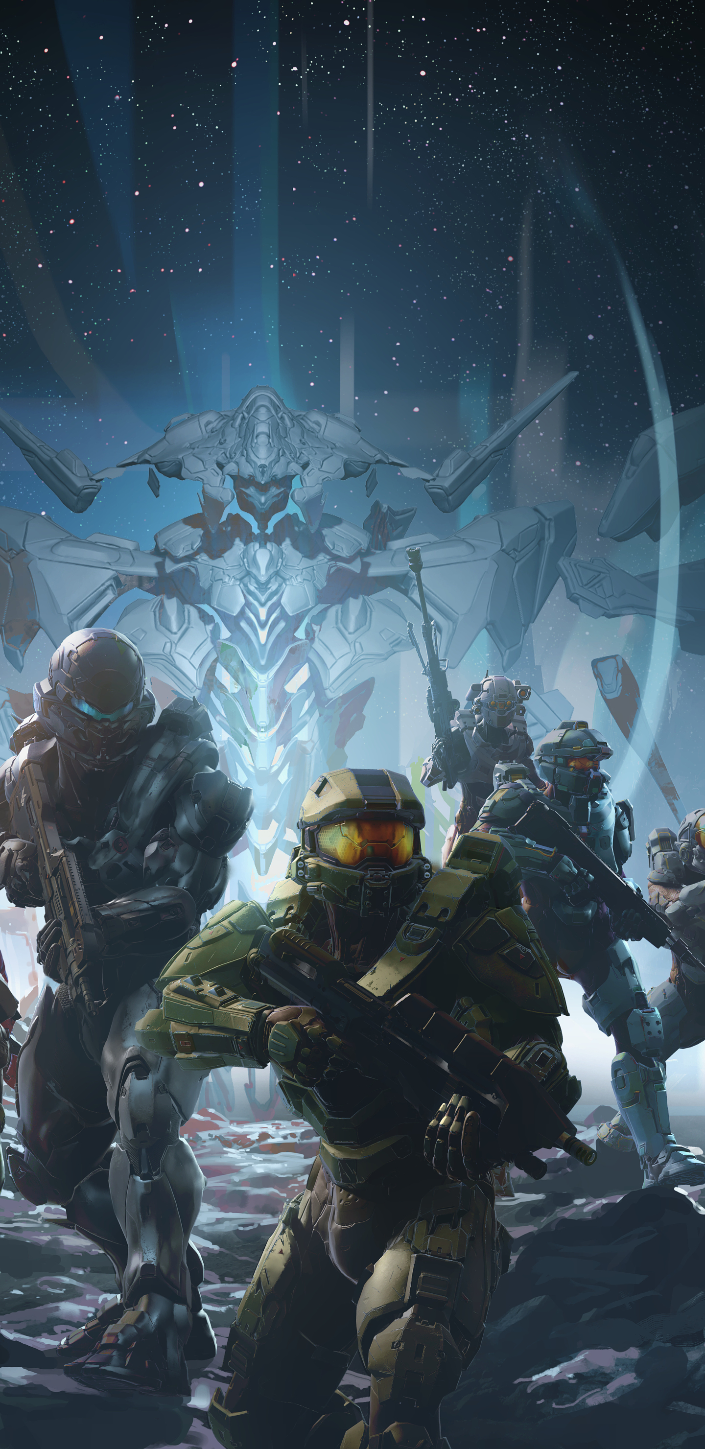 Descarga gratis la imagen Aureola, Videojuego, Jefe Principal, Halo 5: Guardians en el escritorio de tu PC
