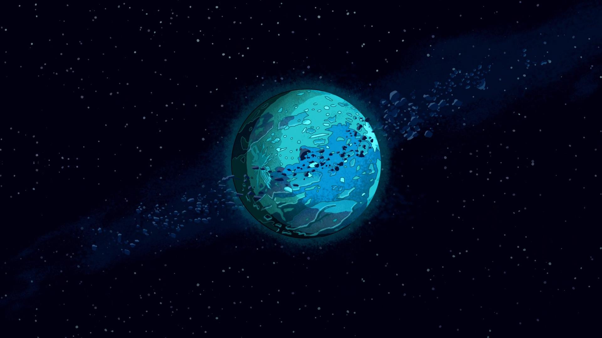 Download mobile wallpaper Space, Planet, Tv Show, Rick And Morty for free.