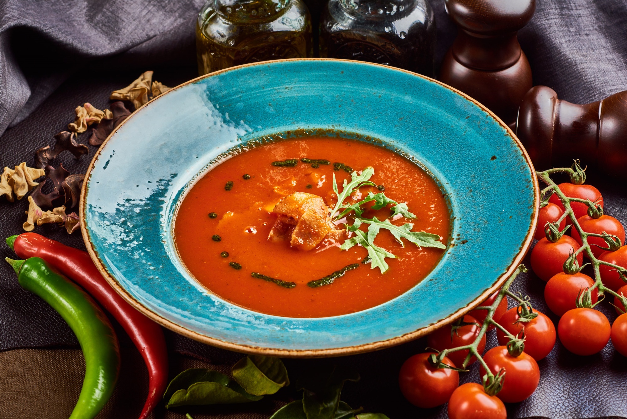 Laden Sie das Tomate, Suppe, Nahrungsmittel, Stillleben-Bild kostenlos auf Ihren PC-Desktop herunter