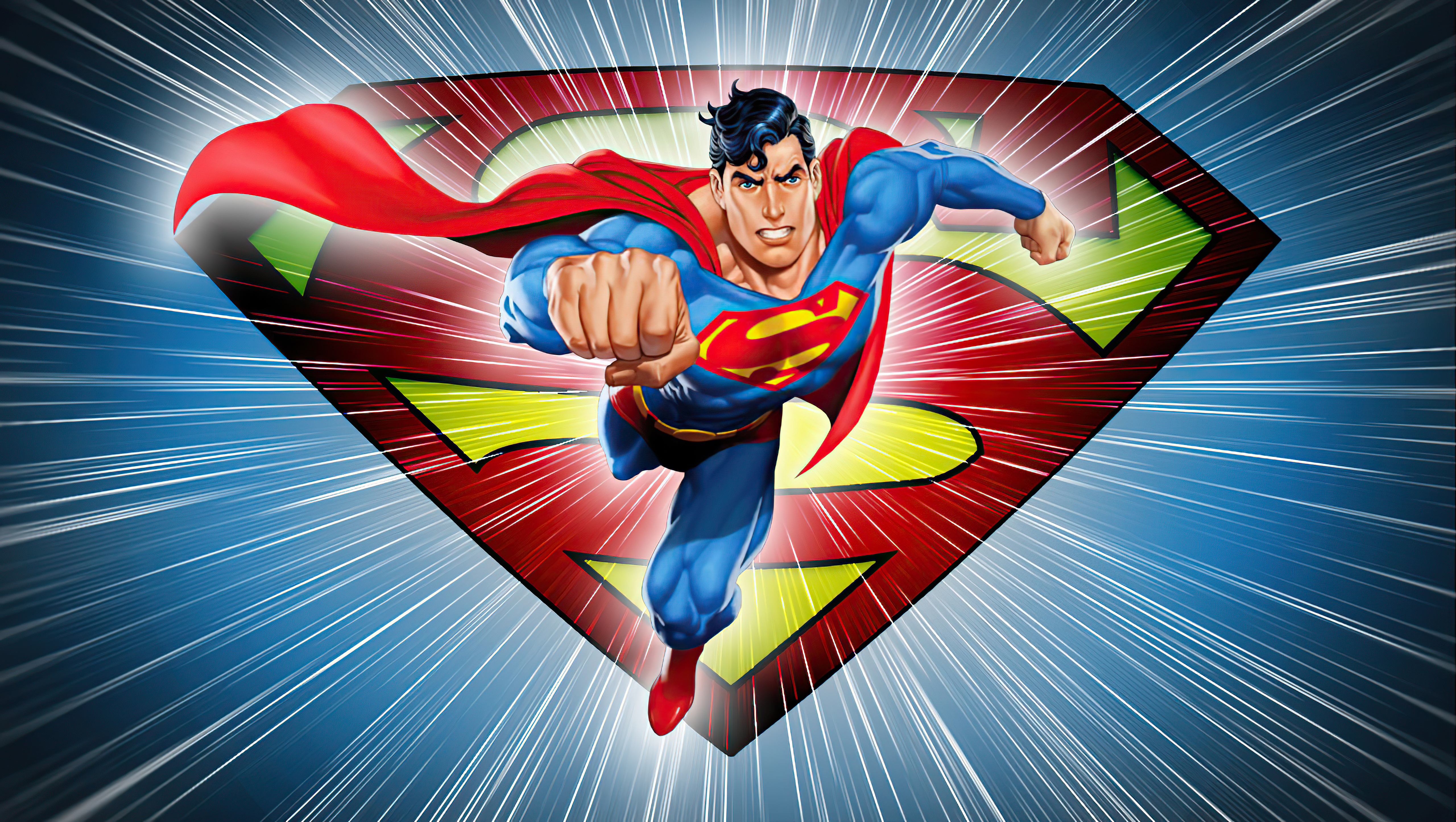 Handy-Wallpaper Comics, Dc Comics, Superman Der Film, Superman Logo kostenlos herunterladen.