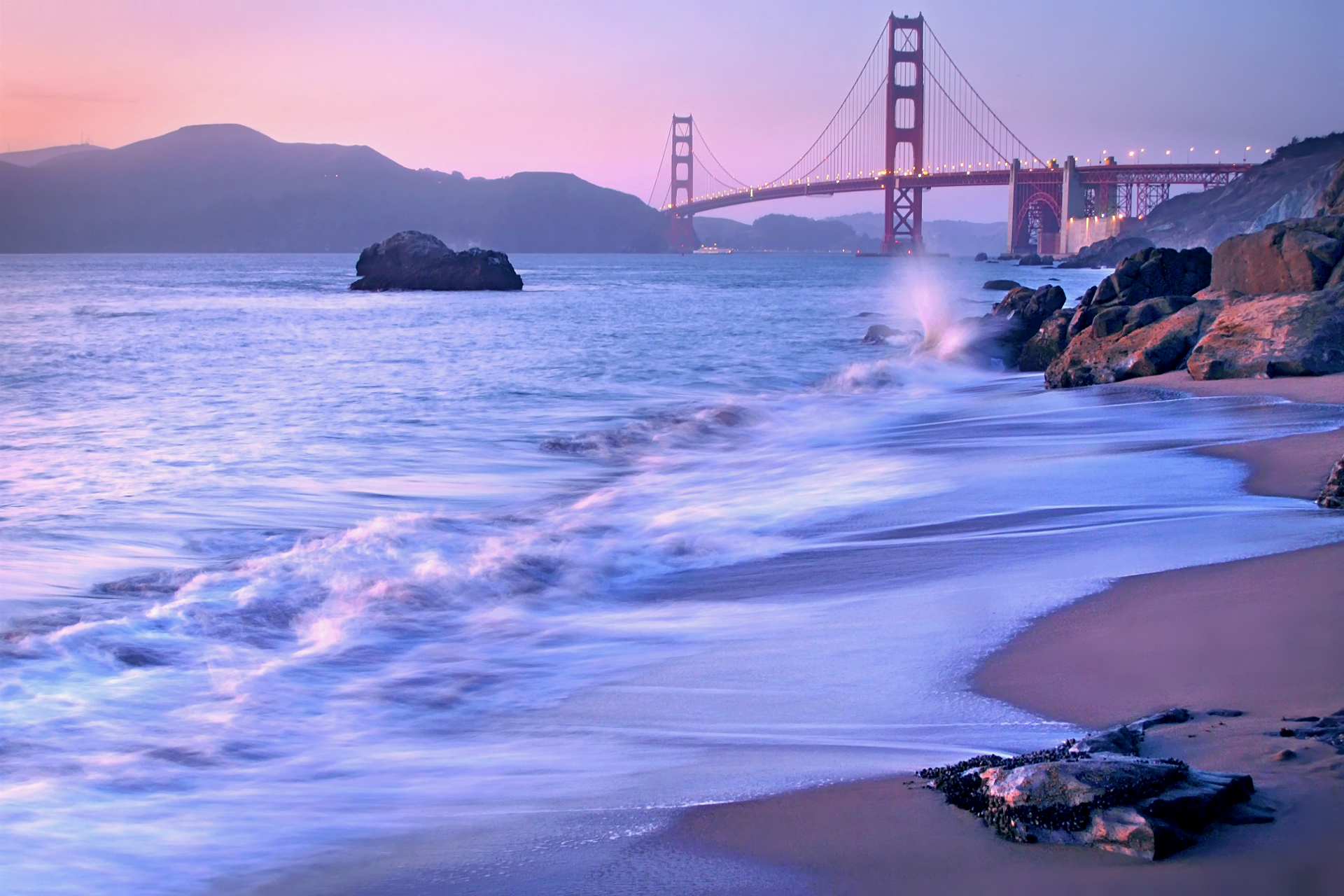 Download mobile wallpaper Golden Gate, California, Bridges, Usa, Man Made for free.