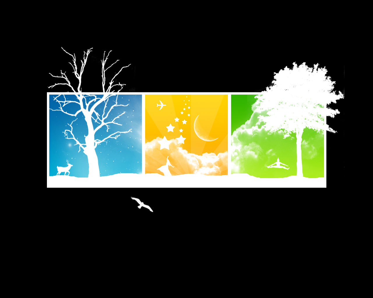 1514817 descargar fondo de pantalla artístico, naturaleza, temporada, árbol: protectores de pantalla e imágenes gratis